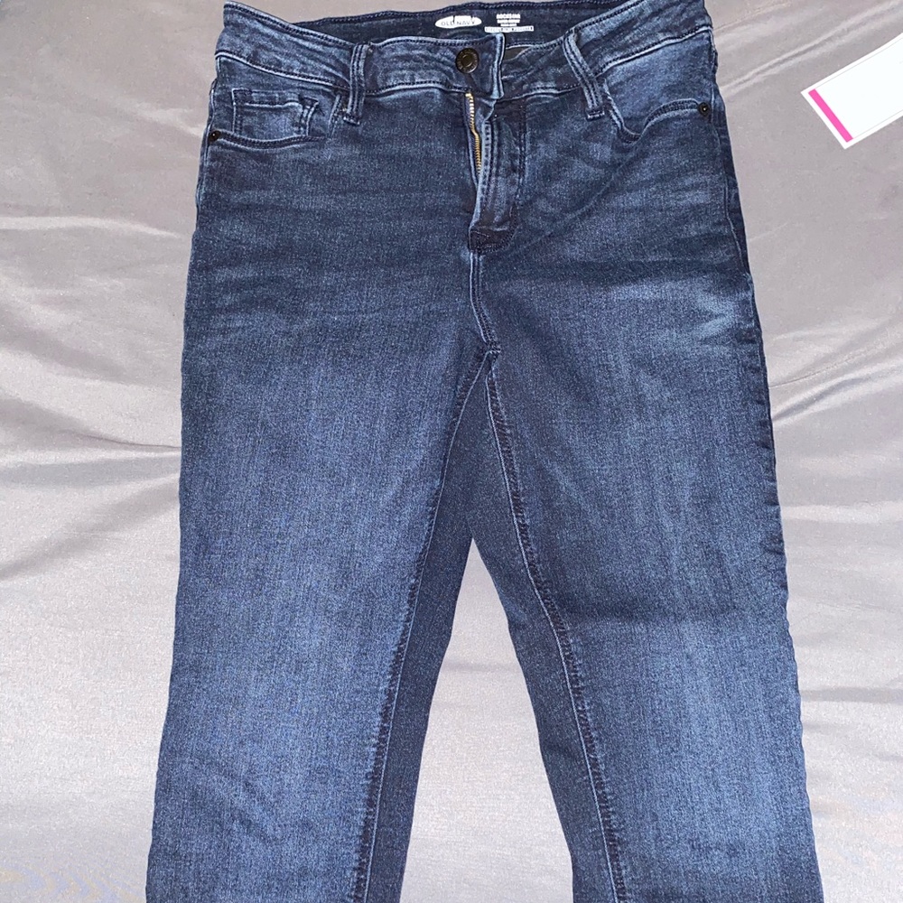Dark blue jeans